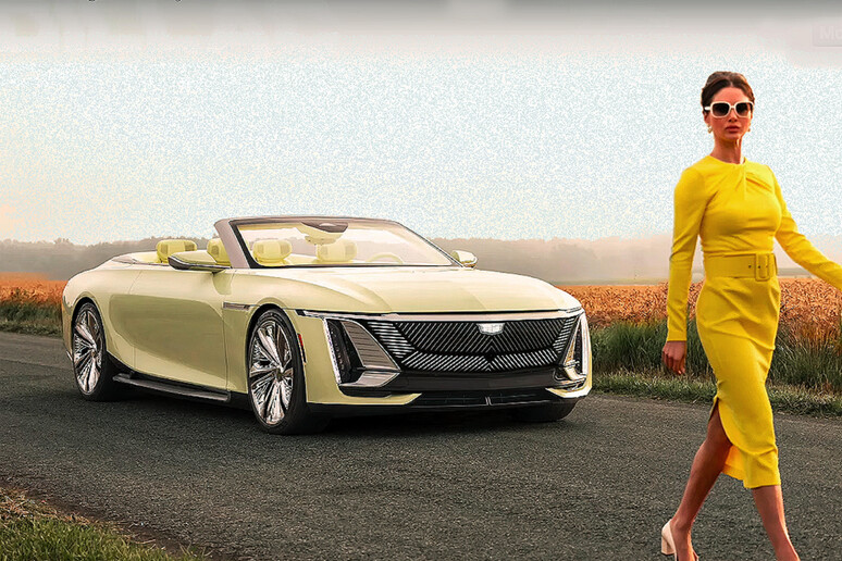 Cadillac Sollei Concept, decappottabile elettrica ultralusso © ANSA/GM Cadillac