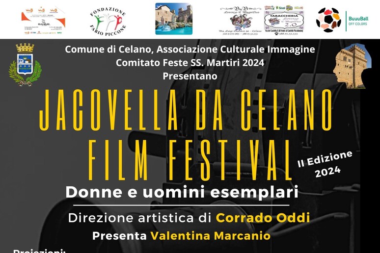 Locandina Jacovella da Celano Film Festival - RIPRODUZIONE RISERVATA