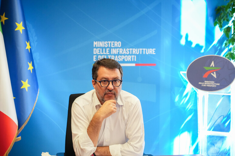 Il Vicepremier e Ministro Matteo Salvini - RIPRODUZIONE RISERVATA