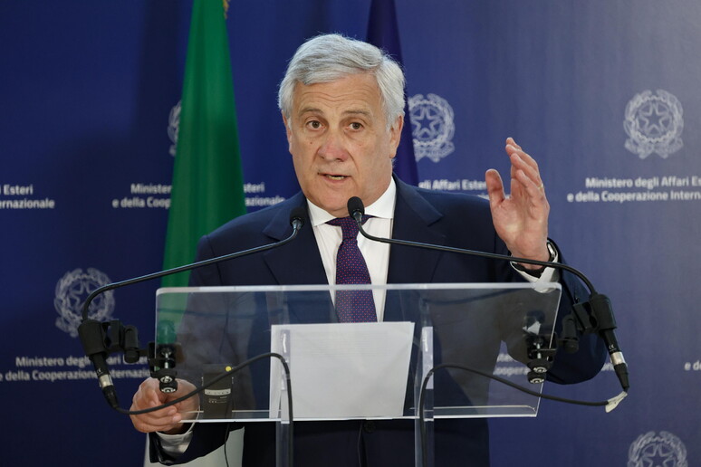Il ministro degli esteri Tajani - RIPRODUZIONE RISERVATA