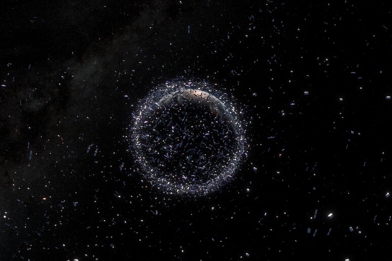 SIn rapido aumento la quantità di detriti spaziali in orbita intorno alla Terra (fonte: ESA/ID&amp;Sense/ONiRiXEL) - RIPRODUZIONE RISERVATA