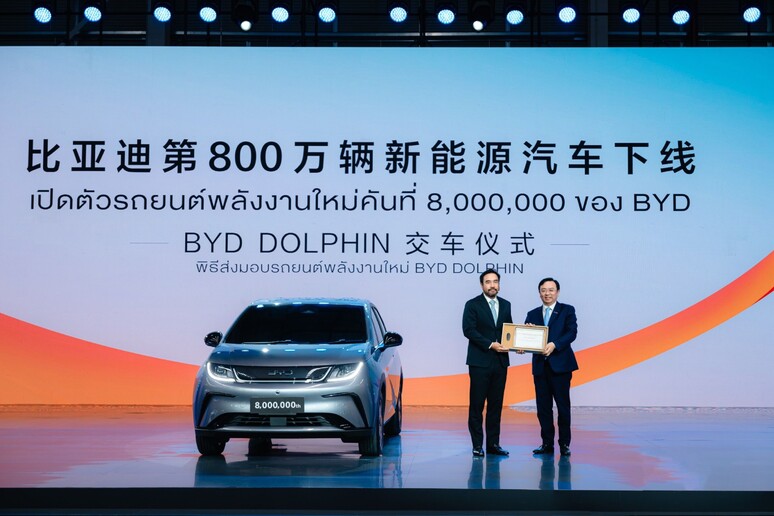 BYD inaugura un nuovo impianto in Thailandia - RIPRODUZIONE RISERVATA