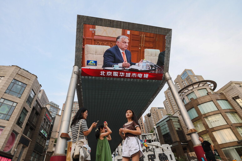 Hungarian Prime Minister Viktor Orban visit to China © ANSA/EPA