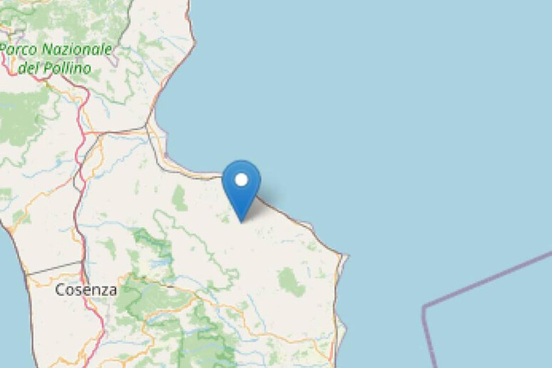 ++ Forte scossa di terremoto in Calabria, magnitudo 5.0 ++ - RIPRODUZIONE RISERVATA