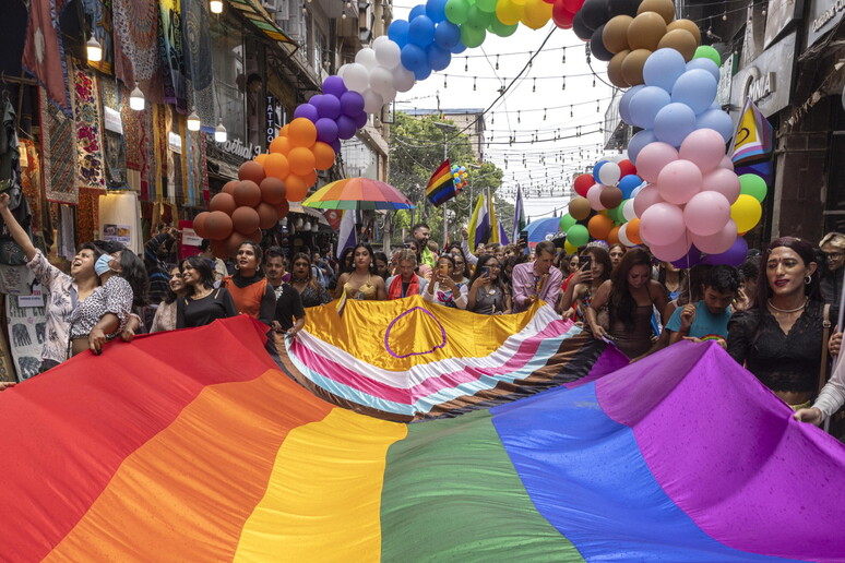 Un Pride in una foto di archivio © ANSA/EPA