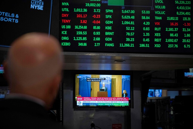 la Borsa di New York © ANSA/AFP