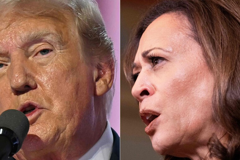 Donald Trump e Kamala Harris © ANSA/AFP