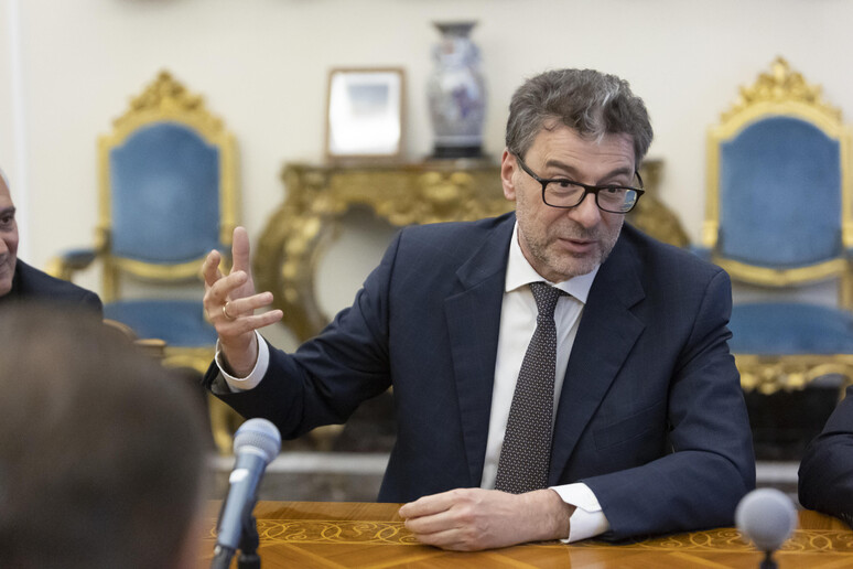 Il ministro Giancarlo Giorgetti - RIPRODUZIONE RISERVATA