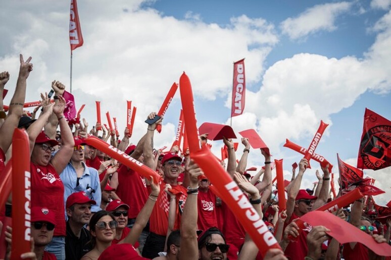 La Tribuna Ducati torna anche per il GP dell 'Emilia-Romagna © ANSA/Web