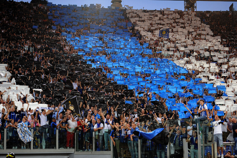 La Curva Nord dell 'Inter - RIPRODUZIONE RISERVATA