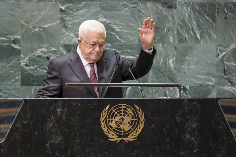 Abu Mazen accolto da un lungo applauso alla 79esima Assemblea Generale dell 'Onu - RIPRODUZIONE RISERVATA