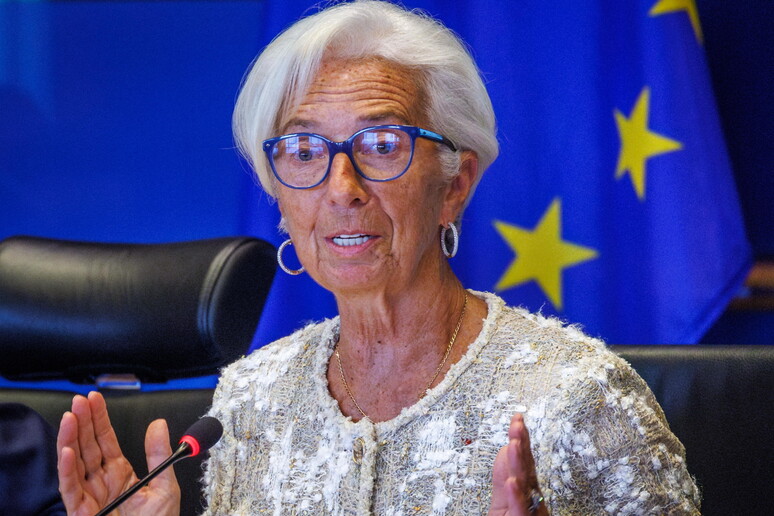 L 'assist di Lagarde a Unicredit: "Le fusioni transnazionali sono un bene" © ANSA/EPA