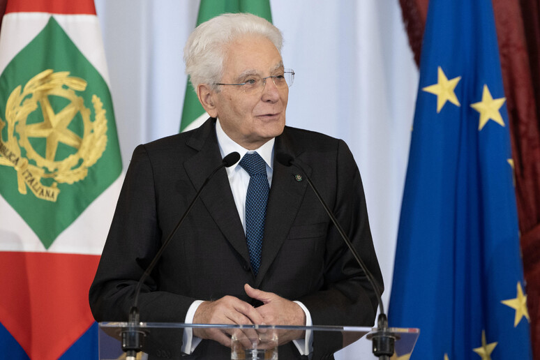 Il Presidente della Repubblica Sergio Mattarella - RIPRODUZIONE RISERVATA