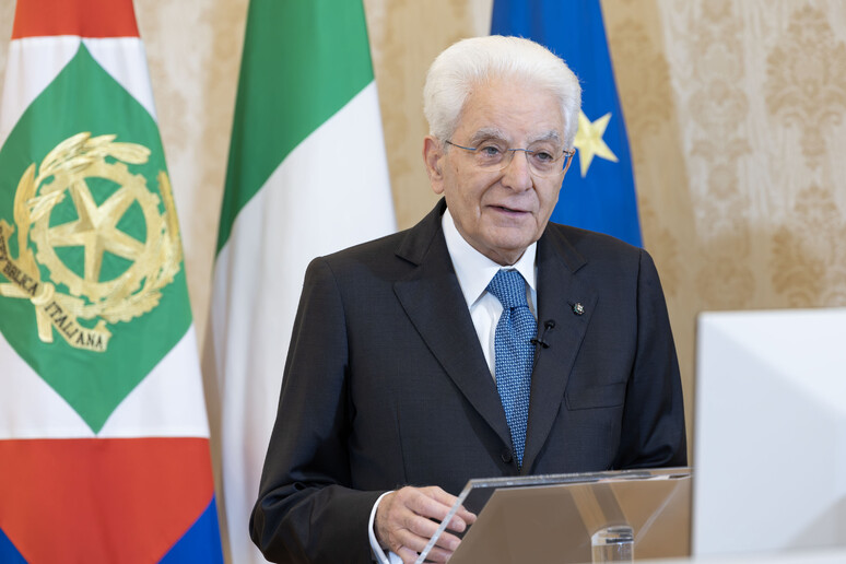 Il Presidente della Repubblica Sergio Mattarella - RIPRODUZIONE RISERVATA