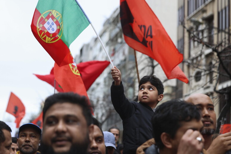 Protest against racism, xenophobia and prejudice in Lisbon © ANSA/EPA