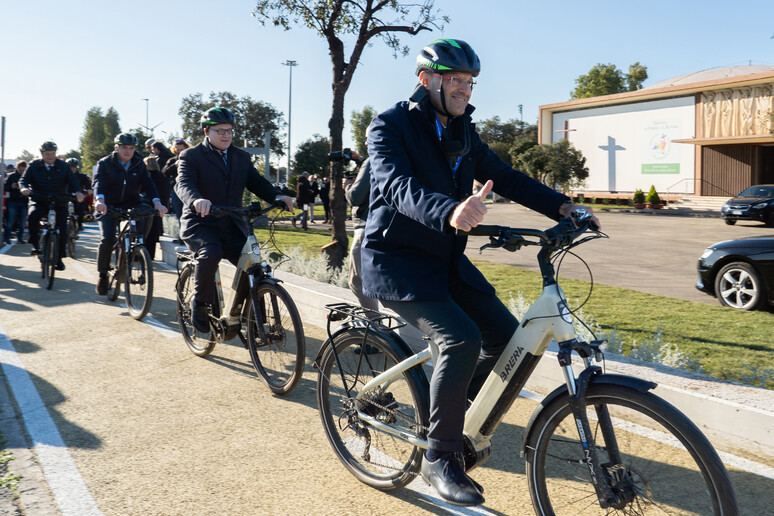 'Pedalaria', inaugurata nuova ciclovia Aeroporto Fiumicino