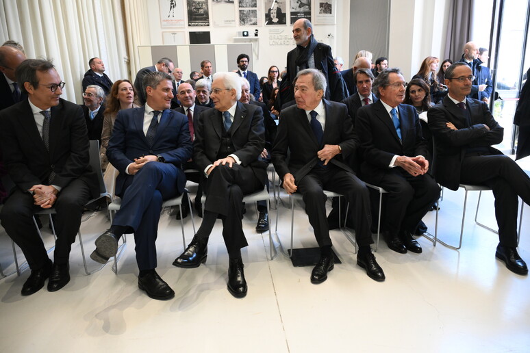 Mattarella al Maxxi per gli 80 anni dell'ANSA