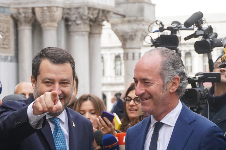 SALVINI BLINDA ZAIA SUL TERZO MANDATO - ALL RIGHTS RESERVED