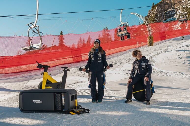 Prove di Olimpiadi, Technogym allena le atlete a Cortina