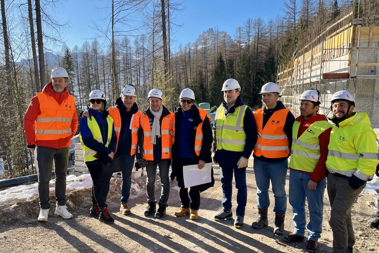 Zaia alla pista bob di Cortina, 'sarà simbolo delle Olimpiadi'