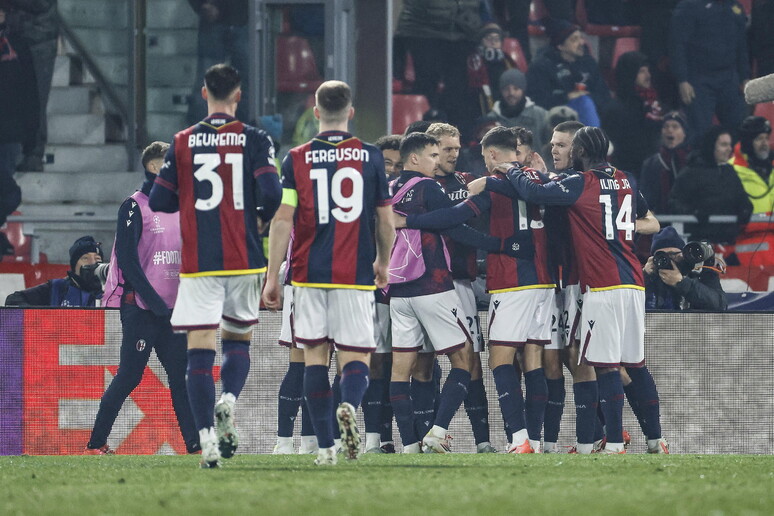 Champions: il Bologna batte il Borussia, 0-0 della Juve a Bruges