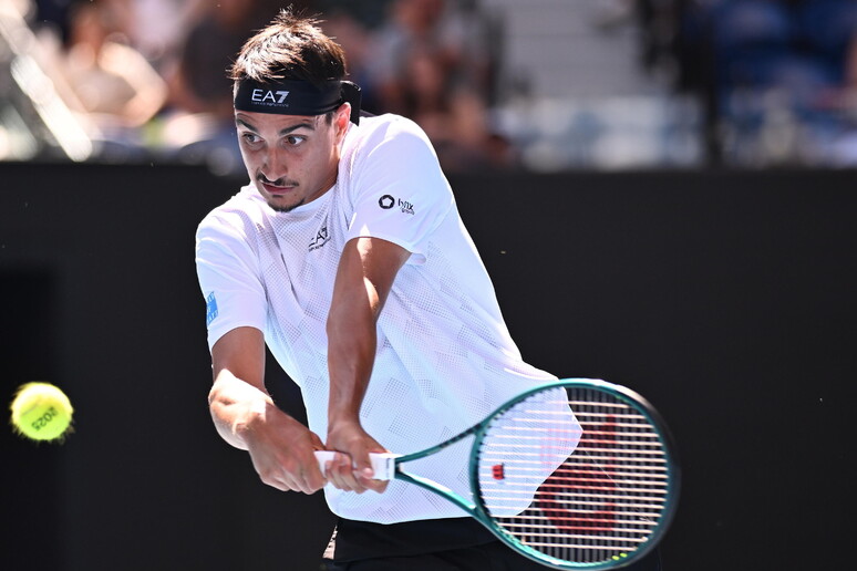 Australian Open: Sonego in campo contro Shelton 4-6, 3-4