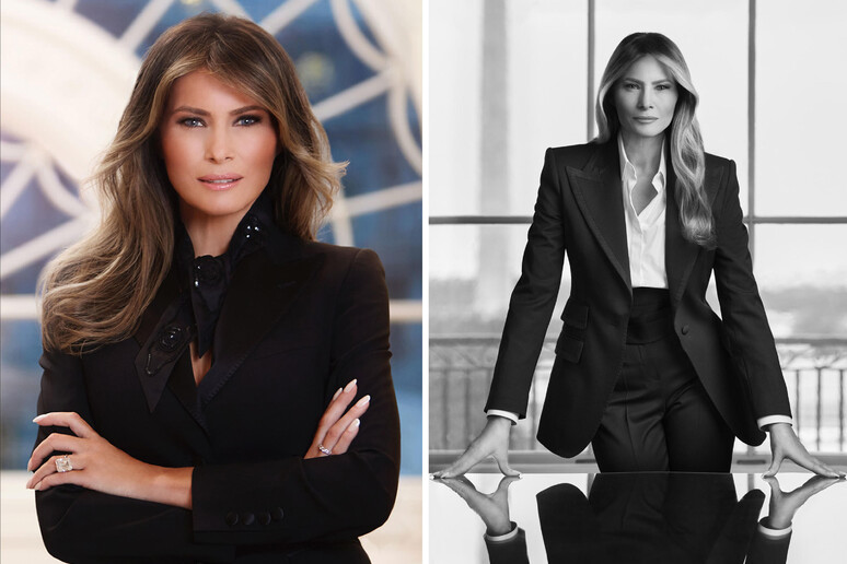 Melania Trump, la foto ufficiale da power woman