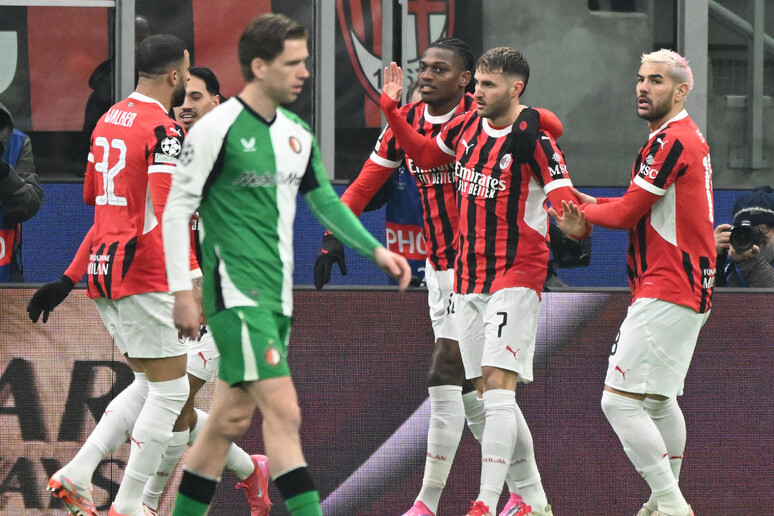 Champions League, in campo Milan-Feyenoord 1-0 DIRETTA - Calcio - Ansa.it