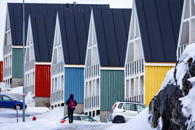 Nuuk, in Groenlandia © ANSA/AFP