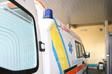 Un'ambulanza in una immagine di archivio